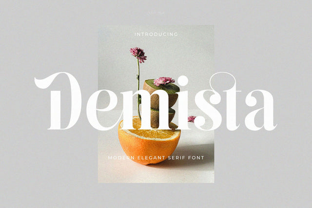 Demista - Modern Elegant Serif Font Font studioalmeera 