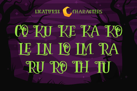 Demon Beast – Happy Halloween Font Font Mozarella 