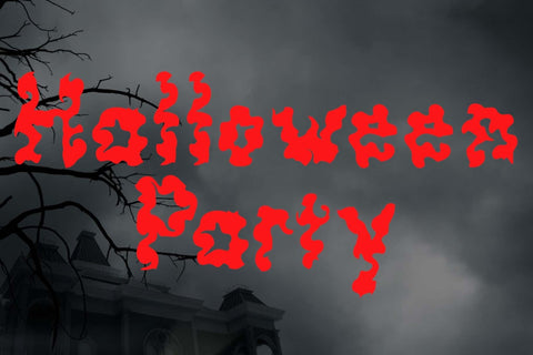 Demon Monster Font Prasetya Letter 