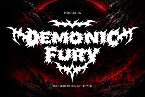 Demonic Fury – Black Metal Font Font Mozzatype 