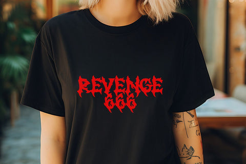 Dendam - Aggressive Black Metal font Font Masyafi Studio 