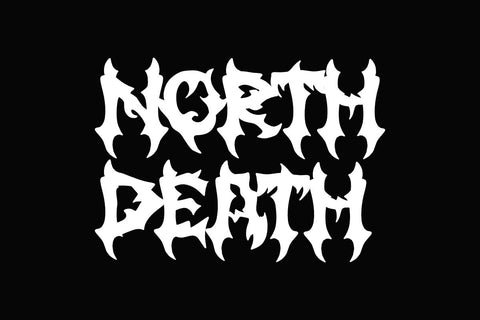 Dendam - Aggressive Black Metal font Font Masyafi Studio 