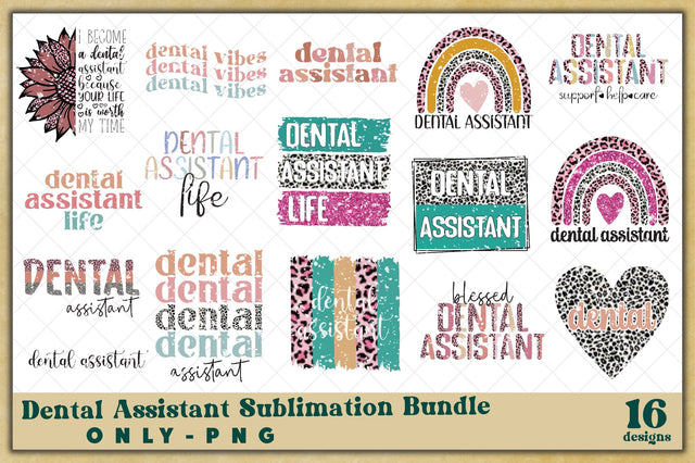 Dental Assistant Sublimation Bundle Sublimation Jagonath Roy 