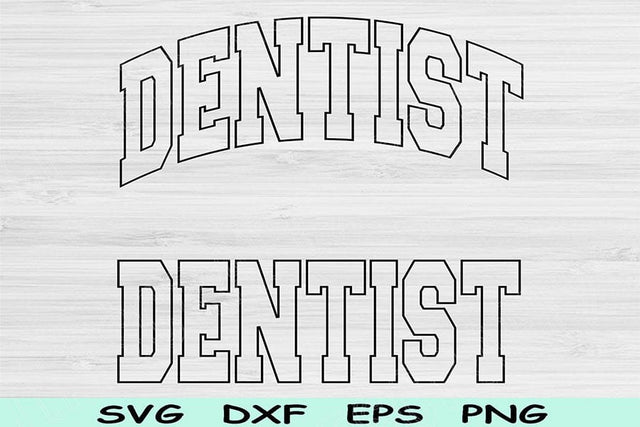 Dentist Svg Dxf Cut File, Dentist Png, Dentistry Svg Files For Cricut, Dental Student Svg, Dentist Shirt Svg Text Sublimation Digital Design SVG TiffsCraftyCreations 