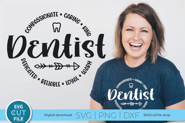 Dentist svg for cricut, dds svg, dmd svg, svg dxf png, tooth svg SVG SVG Cut File 