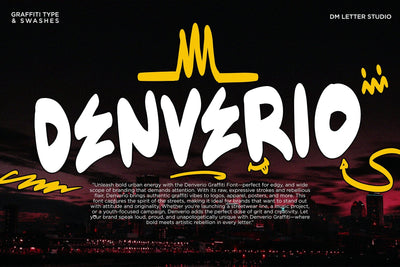 Denverio Font Dm Letter Studio 