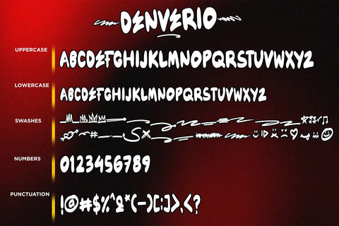 Denverio Font Dm Letter Studio 