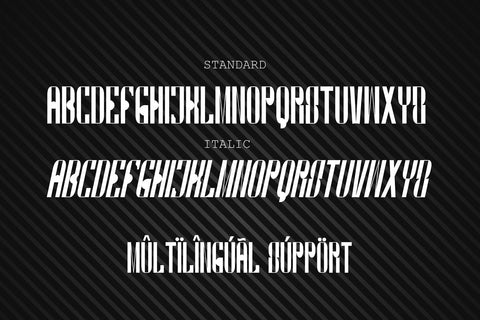 Deranios - Modern and Sporty display Font Font Mozzatype 