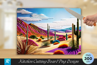 Desert Cutting Board Sublimation Regulrcrative 