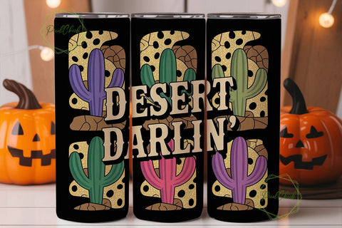 Desert Darlin' 20oz Tumbler Wrap Sublimation PixelChick 