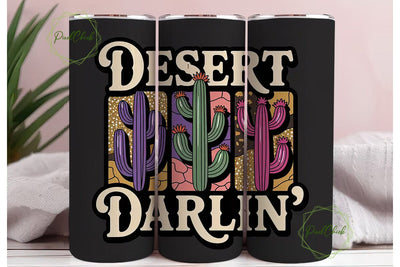 Desert Darlin' 20oz Tumbler Wrap Sublimation PixelChick 