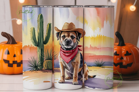 Desert Dog 20oz Tumbler Wrap Sublimation PixelChick 