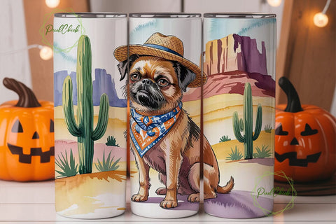 Desert Dog 20oz Tumbler Wrap Sublimation PixelChick 