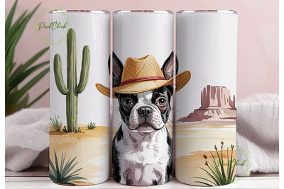 Desert Dog Tumbler Wrap Sublimation PixelChick 