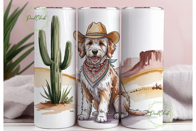 Desert Doodle 20oz Tumbler Wrap Sublimation PixelChick 