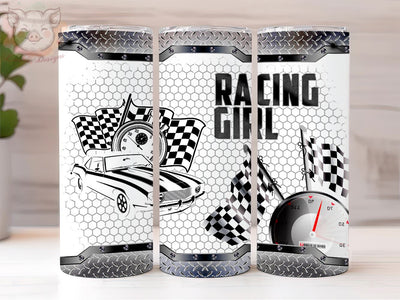 Design Racing Tumbler, Racing Girl PNG Downloads,Racing 20oz Tumbler Png, Sublimation Design, Digital, Digital Download PNG Sublimation Lara' s Designs 