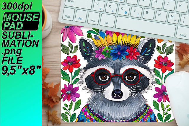 design your way! , Create unique sublimation mouse pads, Raccon Sublimation HoodArtCraft 