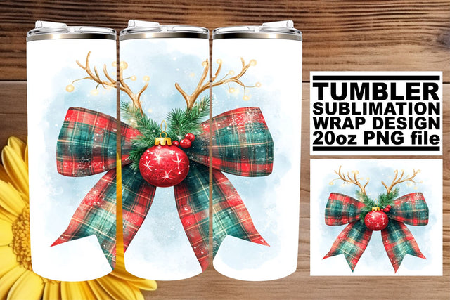 designed for smooth sublimation transfers! , Vibrant tumbler wrap, Christmas Bow Sublimation afrosvg 