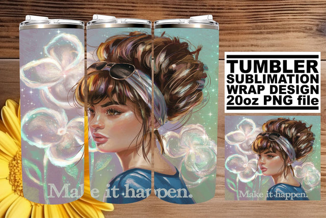 designed for smooth sublimation transfers! , Vibrant tumbler wrap, Woman Sublimation afrosvg 