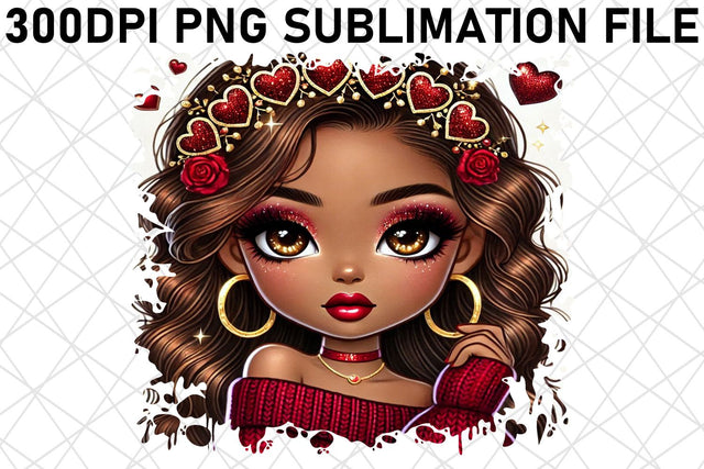 designed for sublimation success! , Unique PNG artwork, Love Girl Sublimation afrosvg 