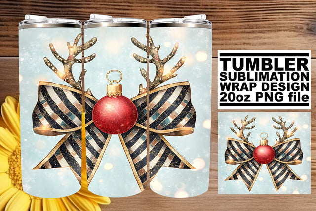 designed for your crafting needs! , Stunning tumbler wrap, Christmas Bow Sublimation afrosvg 
