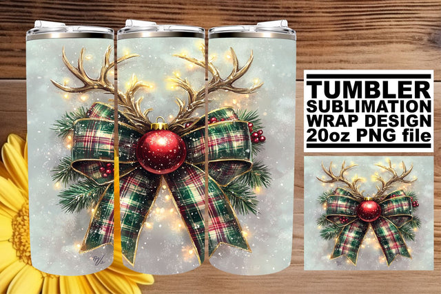 designed for your crafting needs! , Stunning tumbler wrap, Christmas Bow Sublimation afrosvg 