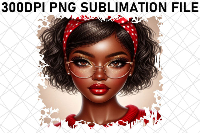 designed for your creative flair! , Vibrant PNG files, Love Girl Sublimation afrosvg 