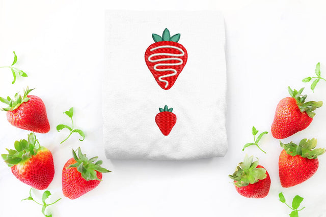 Dessert Strawberry Mini Embroidery Embroidery/Applique DESIGNS Risa Rocks It 