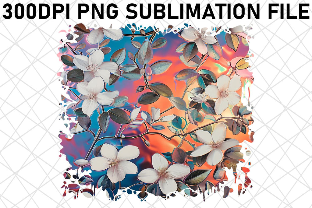 Detailed Floral Designs for Sublimation - So Fontsy