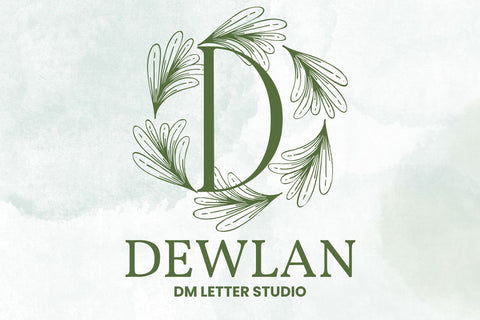 Dewlan Font Dm Letter Studio 