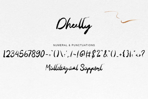 Dheelty Font Prasetya Letter 