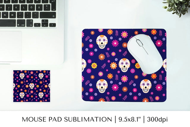 Dia De Los Muertos mouse pad sublimation design 01 Sublimation LaBelezoka 