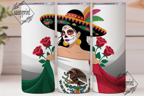 Dia de los Muertos Tumbler Wrap Sublimation sassyprint 