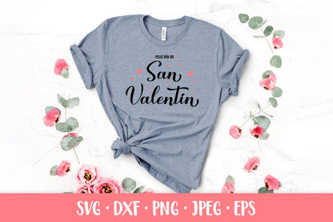 Dia de San Valentin - Happy Valentines Day in Spanish SVG SVG LaBelezoka 
