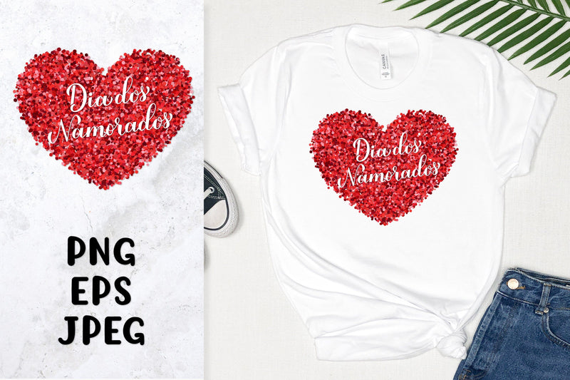 Dia Dos Namorados. Brazilian Valentines Day sublimation Sublimation LaBelezoka 