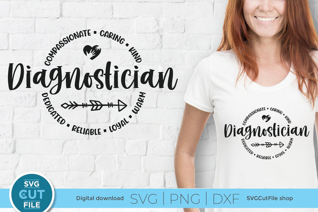 Diagnostician - an educational diagnostician or diag svg SVG SVG Cut File 