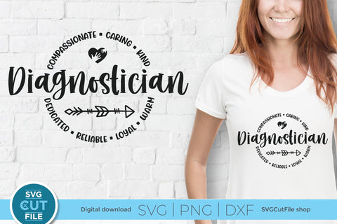Diagnostician - an educational diagnostician or diag svg SVG SVG Cut File 