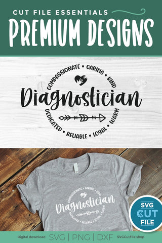 Diagnostician - an educational diagnostician or diag svg SVG SVG Cut File 