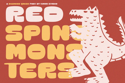 Diamond Queen - Bold Display Font Font Timur type 