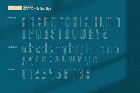 Diamond Shape - Serif Font Font Alpaprana Studio 