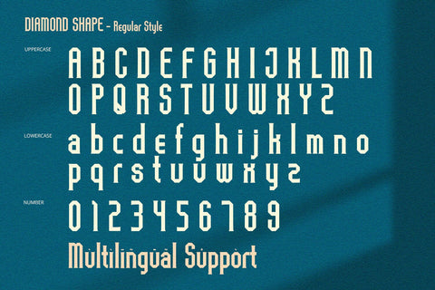 Diamond Shape - Serif Font Font Alpaprana Studio 
