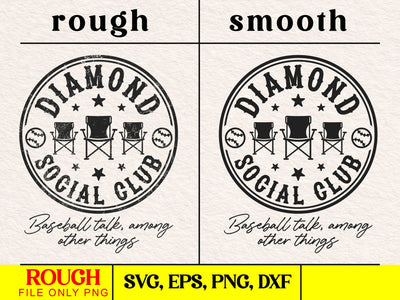 Diamond Social Club Funny Baseball SVG, Baseball Svg, Hilarious Design for Baseball Fans Svg SVG DesignDestine 
