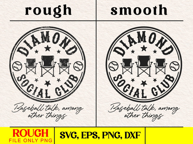 Diamond Social Club Funny Baseball SVG, Baseball Svg, Hilarious Design for Baseball Fans Svg SVG DesignDestine 