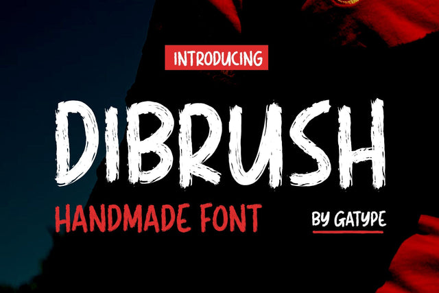 Dibrush Font gatype 