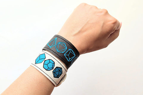 Dice Set Bracelet Wristband ITH Applique Embroidery Embroidery/Applique DESIGNS Designed by Geeks 