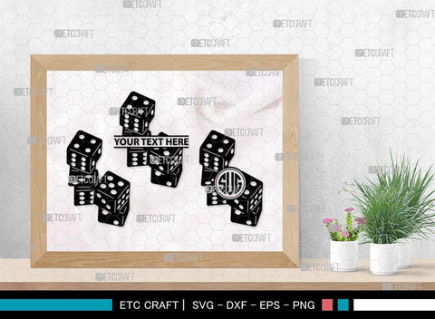 Dice SVG Bundle, Dice Silhouette, Casino Svg, Gamble Svg, Rolling Dice Svg, Game Dice Svg, Dice Faces Svg, Dice SVG ETC Craft 