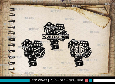 Dice SVG Bundle, Dice Silhouette, Casino Svg, Gamble Svg, Rolling Dice Svg, Game Dice Svg, Dice Faces Svg, Dice SVG ETC Craft 