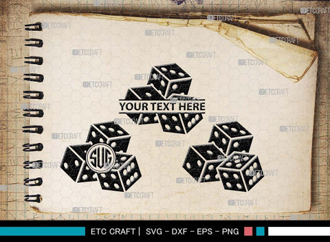 Dice SVG Bundle, Dice Silhouette, Casino Svg, Gamble Svg, Rolling Dice Svg, Game Dice Svg, Dice Faces Svg, Dice SVG ETC Craft 