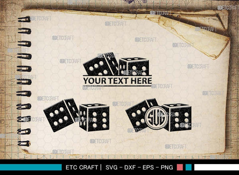 Dice SVG Bundle, Dice Silhouette, Casino Svg, Gamble Svg, Rolling Dice Svg, Game Dice Svg, Dice Faces Svg, Dice SVG ETC Craft 