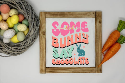 Did some bunny say chocolate Svg Design SVG Regulrcrative 